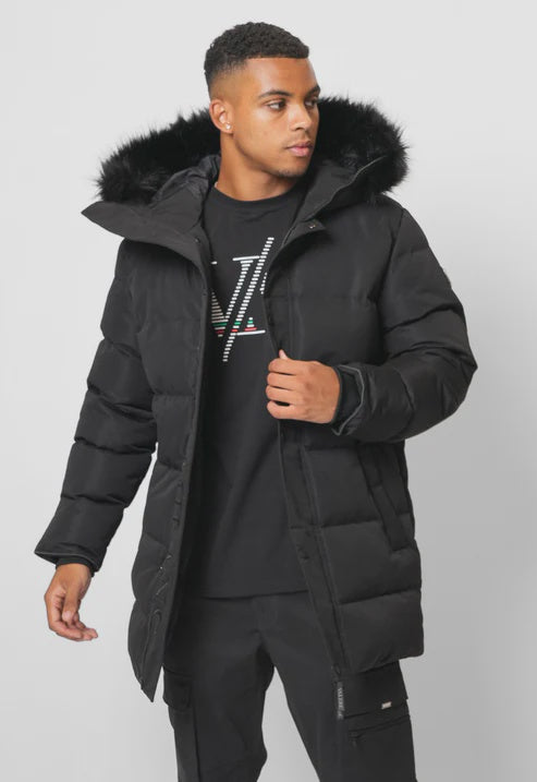 Valere Milano Medici Parka Jacket - Black