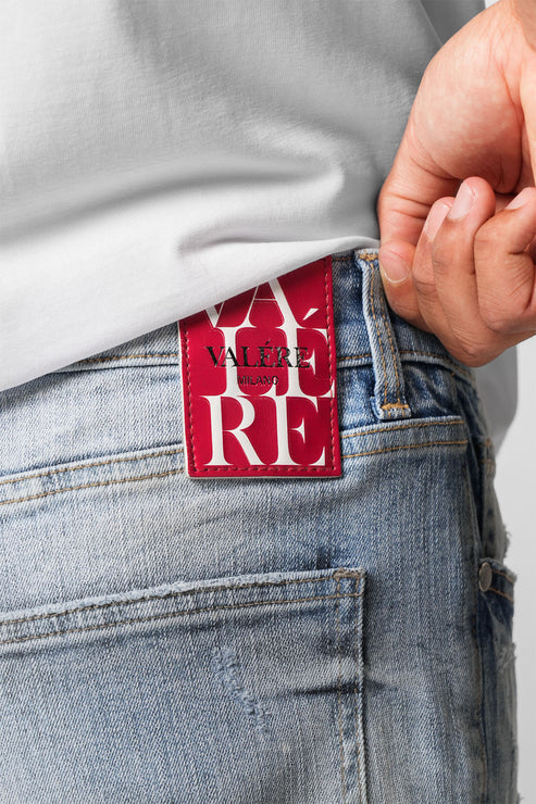 Valere Milano Balancia Rip & Repair Jean - Light Blue