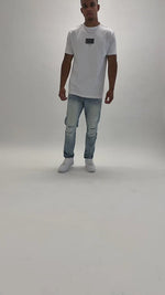 Valere Milano Balancia Rip & Repair Jean - Light Blue