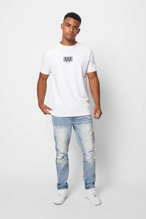 Valere Milano Balancia Rip & Repair Jean - Light Blue