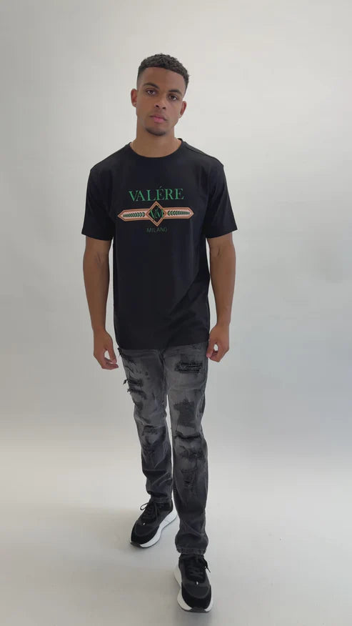 Valere Milano Cavasso T-Shirt - Black