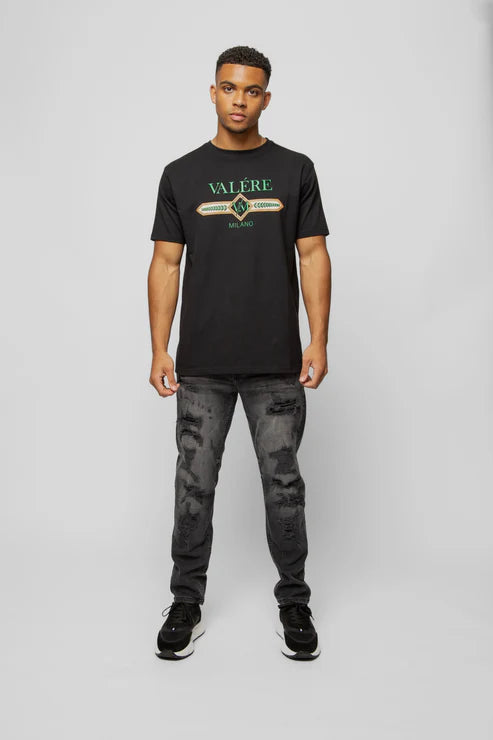 Valere Milano Cavasso T-Shirt - Black