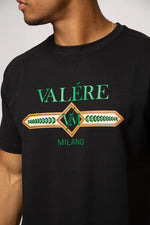 Valere Milano Cavasso T-Shirt - Black