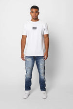 Valere Milano Cengalo Rip & Repair Jean - Blue