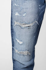 Valere Milano Cengalo Rip & Repair Jean - Blue
