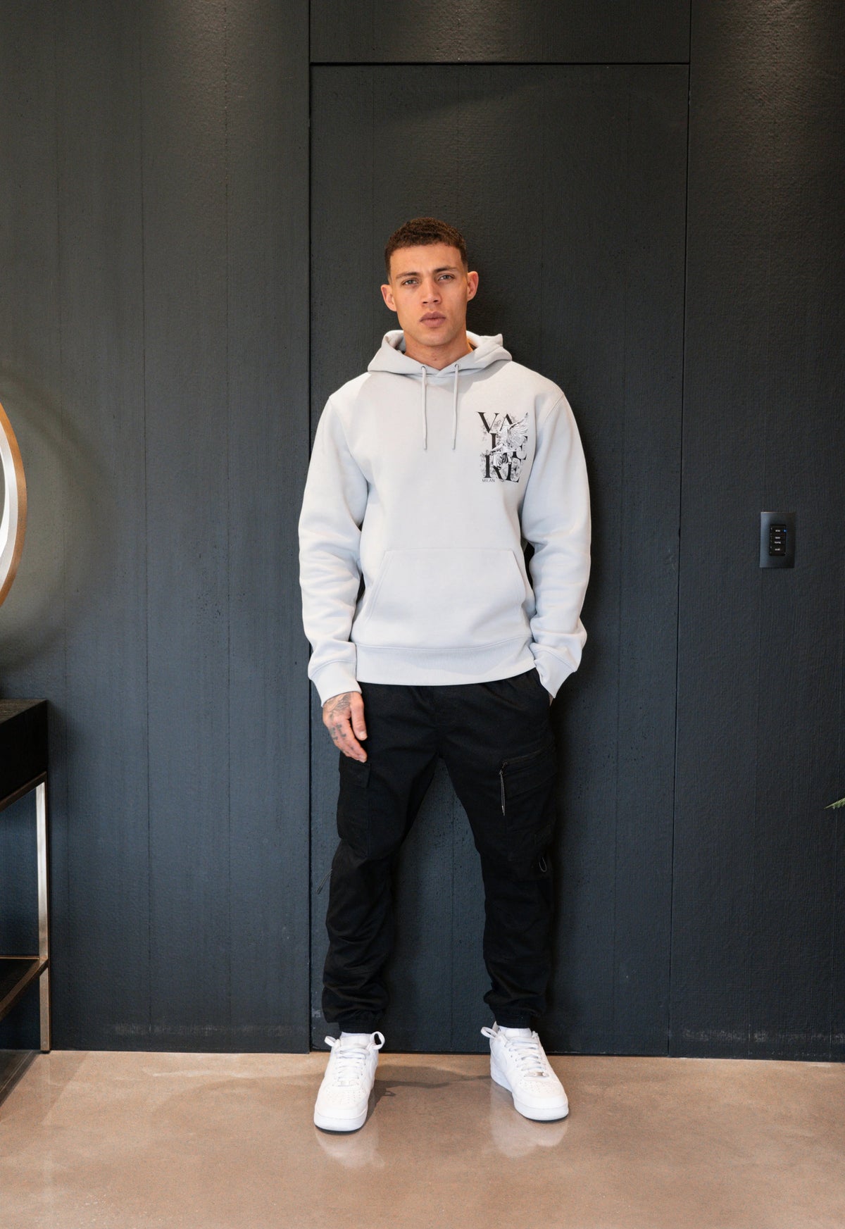 Valere Milano Ciro Hoody - Grey