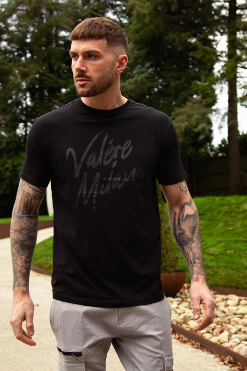 Valere Milano Enrico T-Shirt - Black