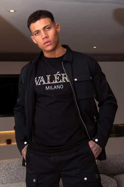 Valere Milano Facchetti T-Shirt - Black