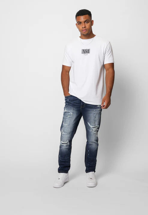 Valere Milano Genova Ripped Jean - Blue
