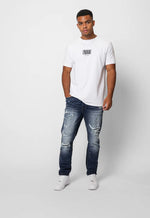 Valere Milano Genova Ripped Jean - Blue
