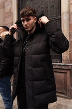 Valere Milano Medici Parka Jacket - Black