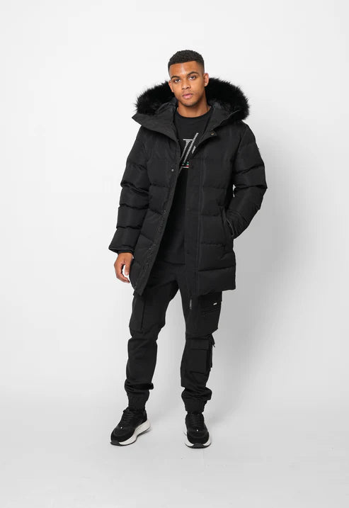 Valere Milano Medici Parka Jacket - Black