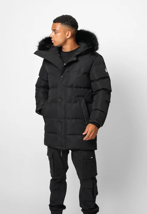 Valere Milano Medici Parka Jacket - Black