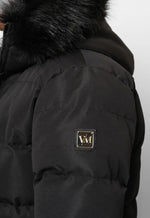 Valere Milano Medici Parka Jacket - Black