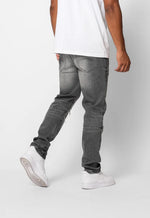 Valere Milano Scalino Ripped Jean - Grey