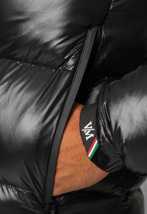 Valere Milano Tomeo Shiny Puffa - Black