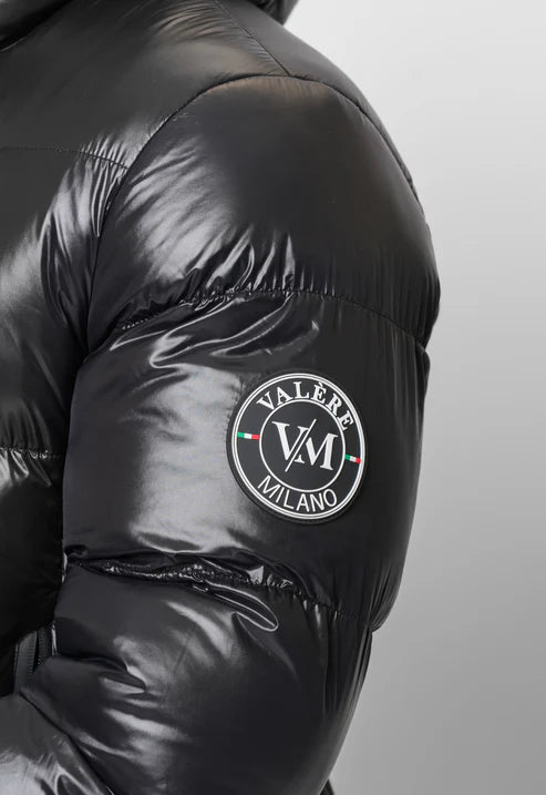 Valere Milano Tomeo Shiny Puffa - Black