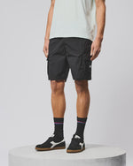 WEEKEND OFFENDER Baraki Cargo Shorts - Black