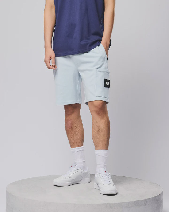 WEEKEND OFFENDER Hawkins Jogger Shorts - Sky Blue