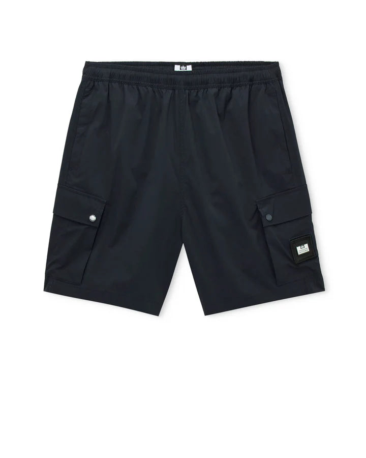 WEEKEND OFFENDER Baraki Cargo Shorts - Navy Blue