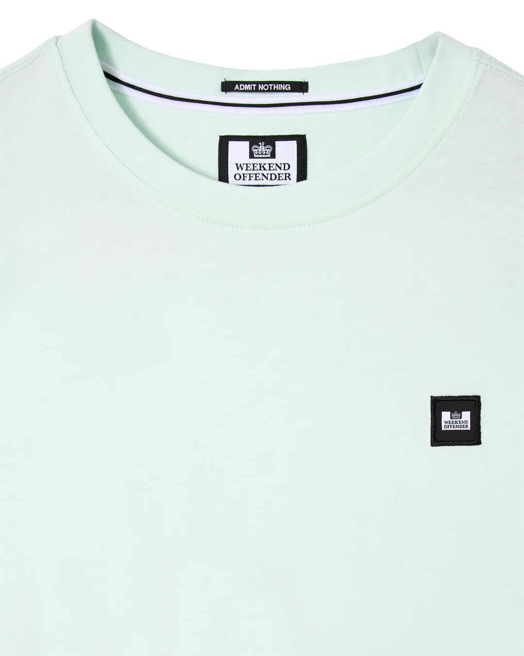 Weekend Offender Brooklands Plain T-Shirt - Amazonite