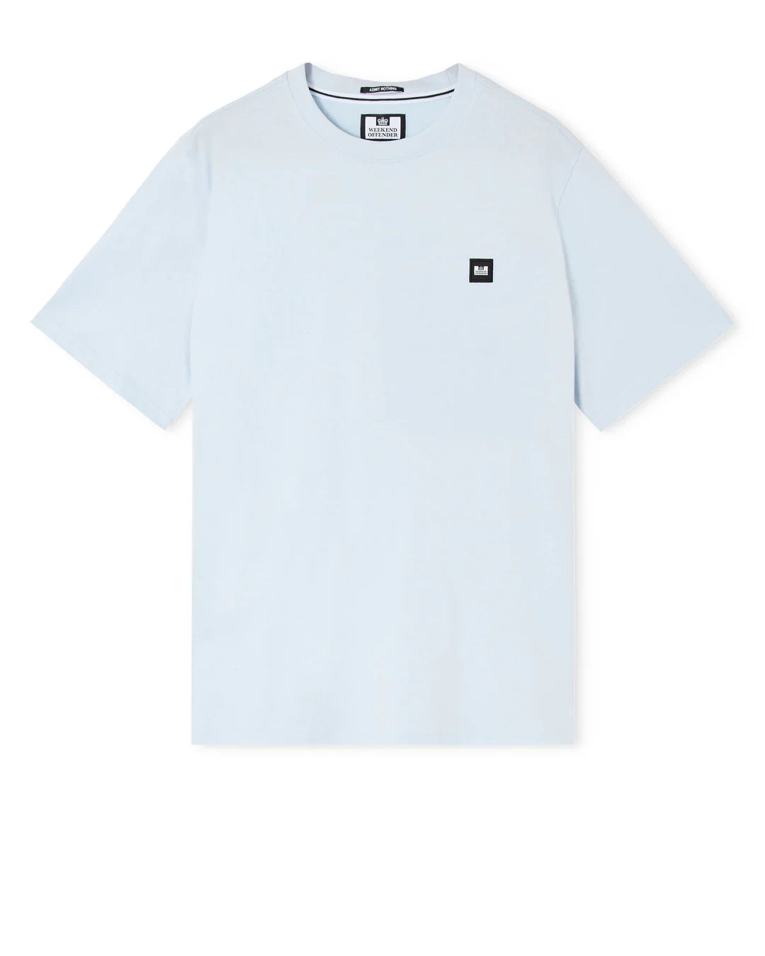 Weekend Offender Brooklands Plain T-Shirt - Sky Blue