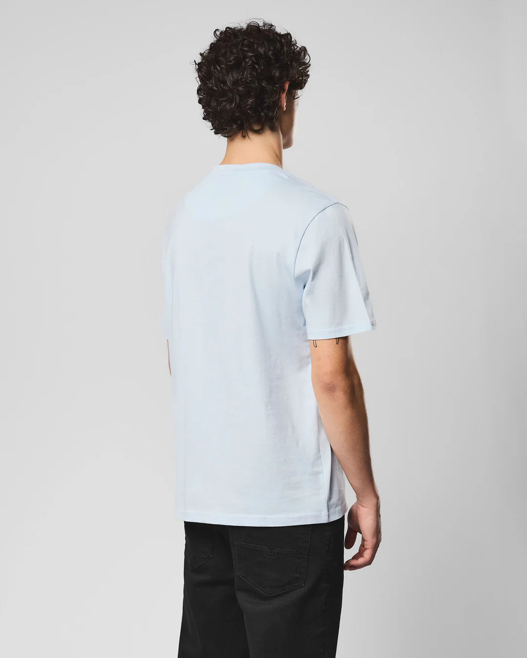 Weekend Offender Brooklands Plain T-Shirt - Sky Blue