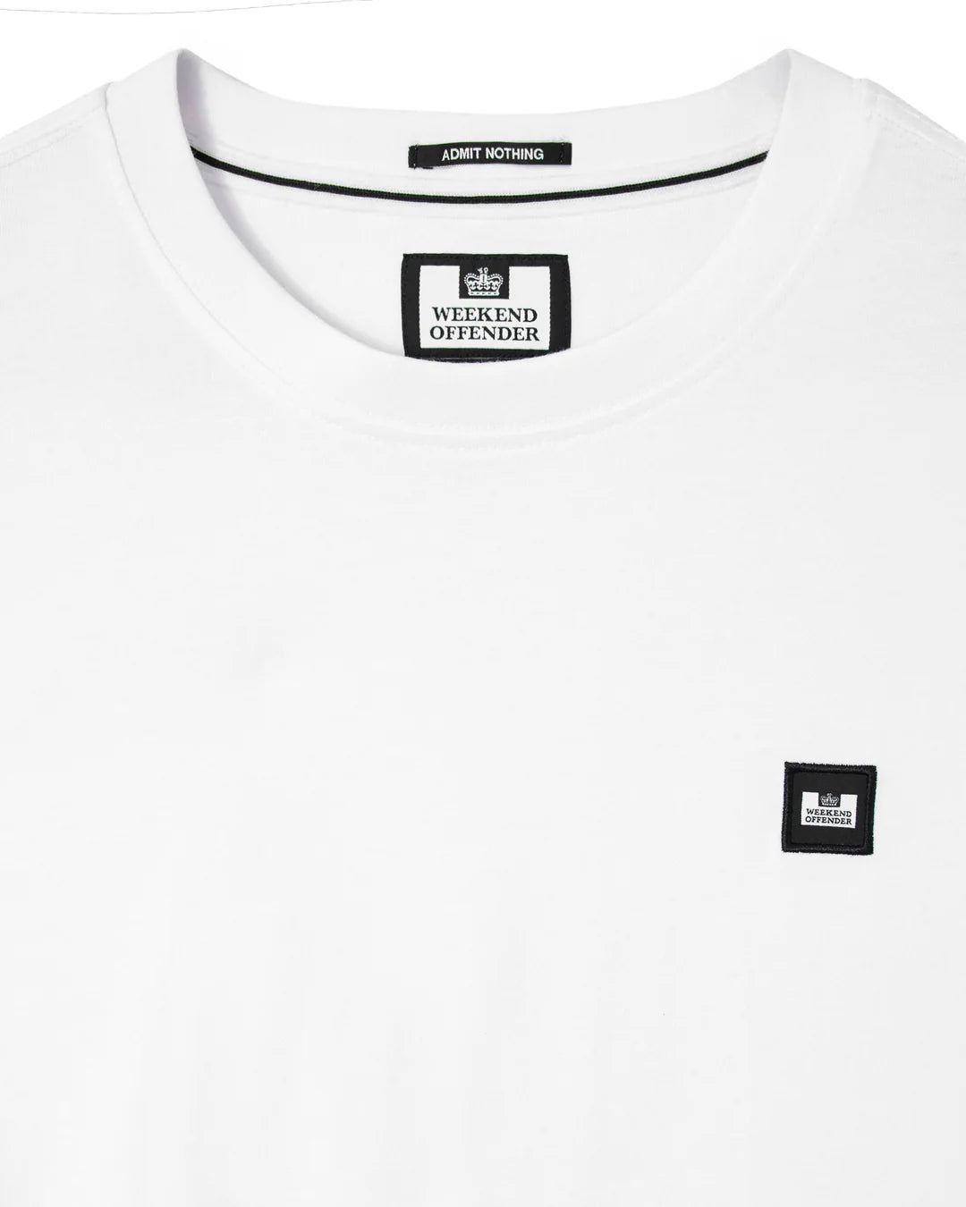 Weekend Offender Brooklands Plain T-Shirt - White