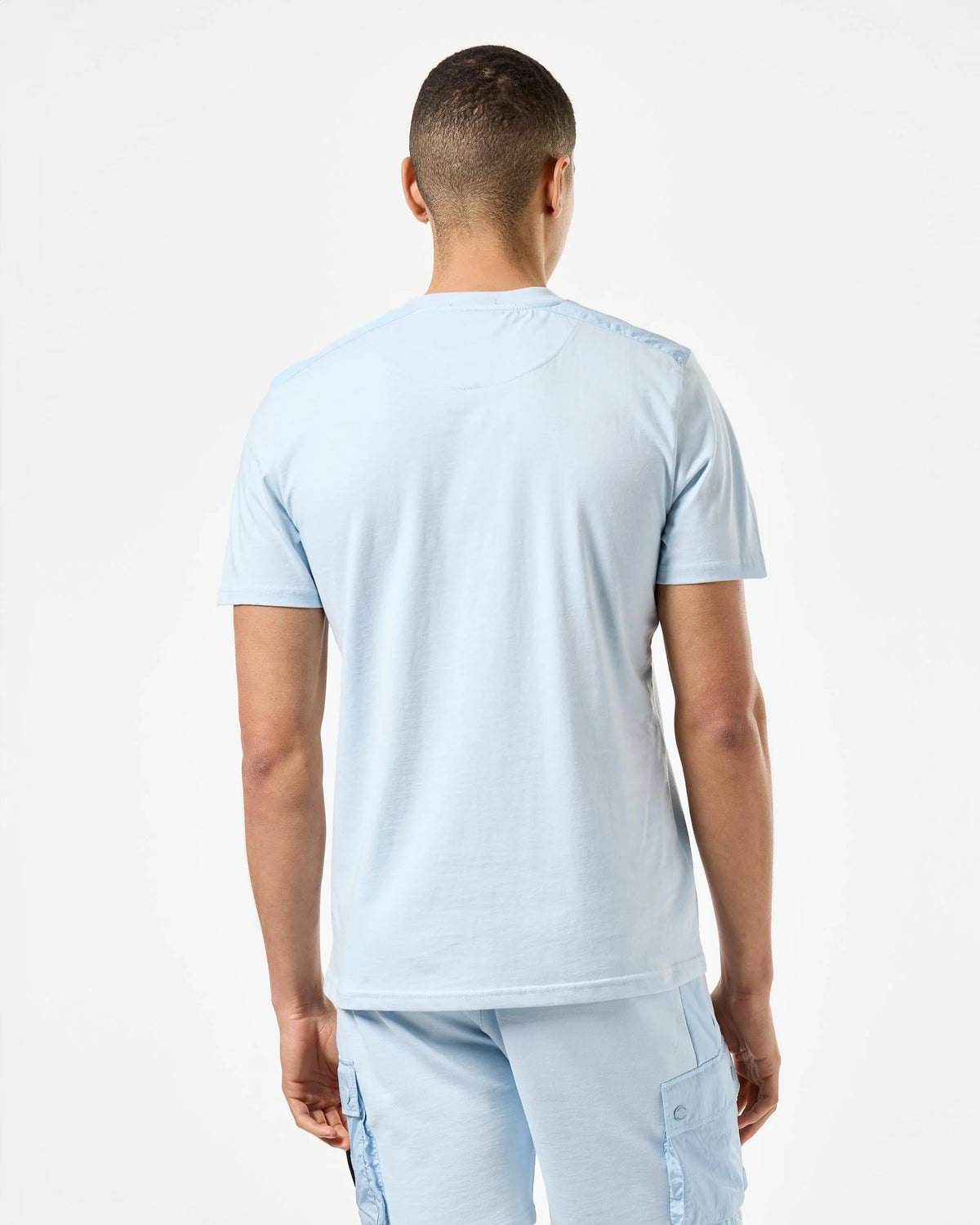 WEEKEND OFFENDER Garcia T-Shirt - Ocean Wave Blue