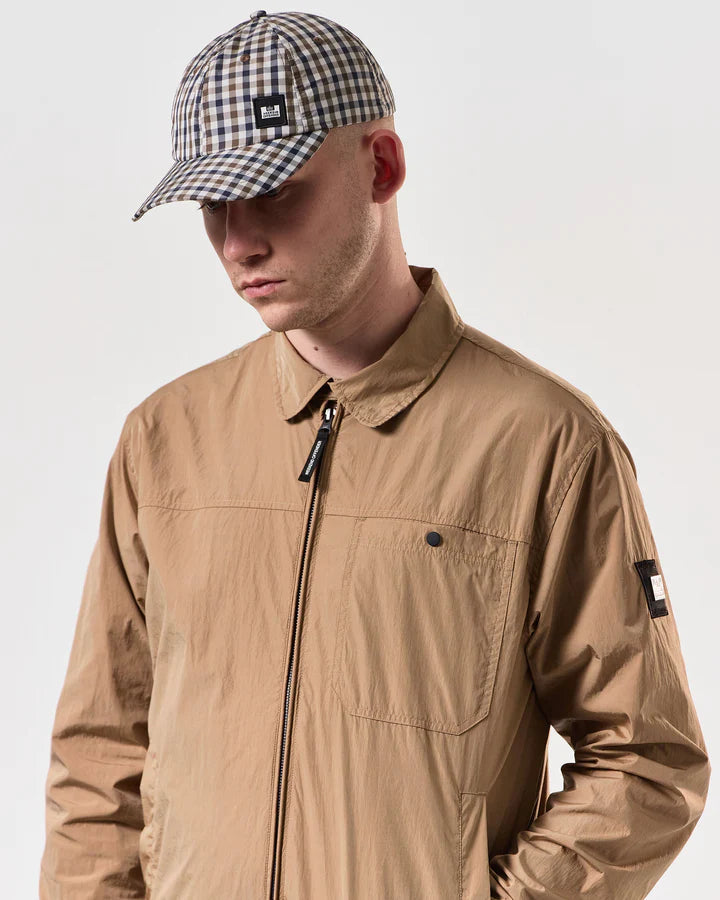 WEEKEND OFFENDER Mid House Check Cap - Clay