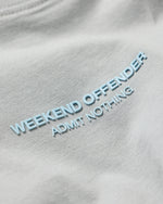 WEEKEND OFFENDER Millergrove WOAN T-Shirt - Smokey/Ocean Wave Blue