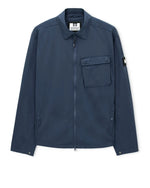 WEEKEND OFFENDER Southbank Technical Over-shirt - Lagoon Blue