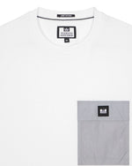 WEEKEND OFFENDER Stiniva T-Shirt - White/Smokey Grey