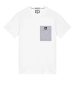 WEEKEND OFFENDER Stiniva T-Shirt - White/Smokey Grey