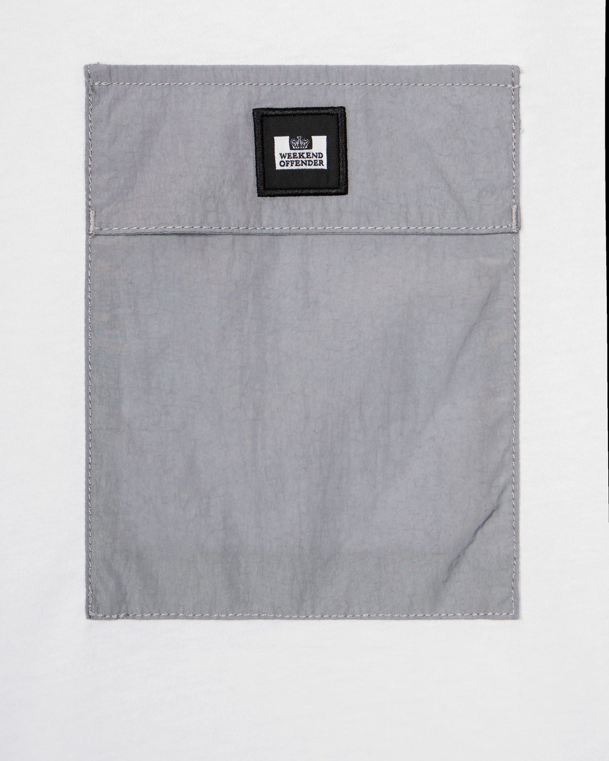 WEEKEND OFFENDER Stiniva T-Shirt - White/Smokey Grey
