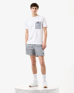 WEEKEND OFFENDER Stiniva T-Shirt - White/Smokey Grey