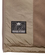 WEEKEND OFFENDER Technician Fleece-Lined Jacket - Mocha Brown