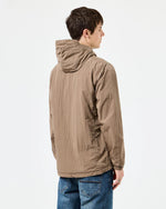 WEEKEND OFFENDER Technician Fleece-Lined Jacket - Mocha Brown