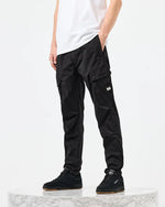 WEEKEND OFFENDER Zanardi Technical Cargo Trouser - Black