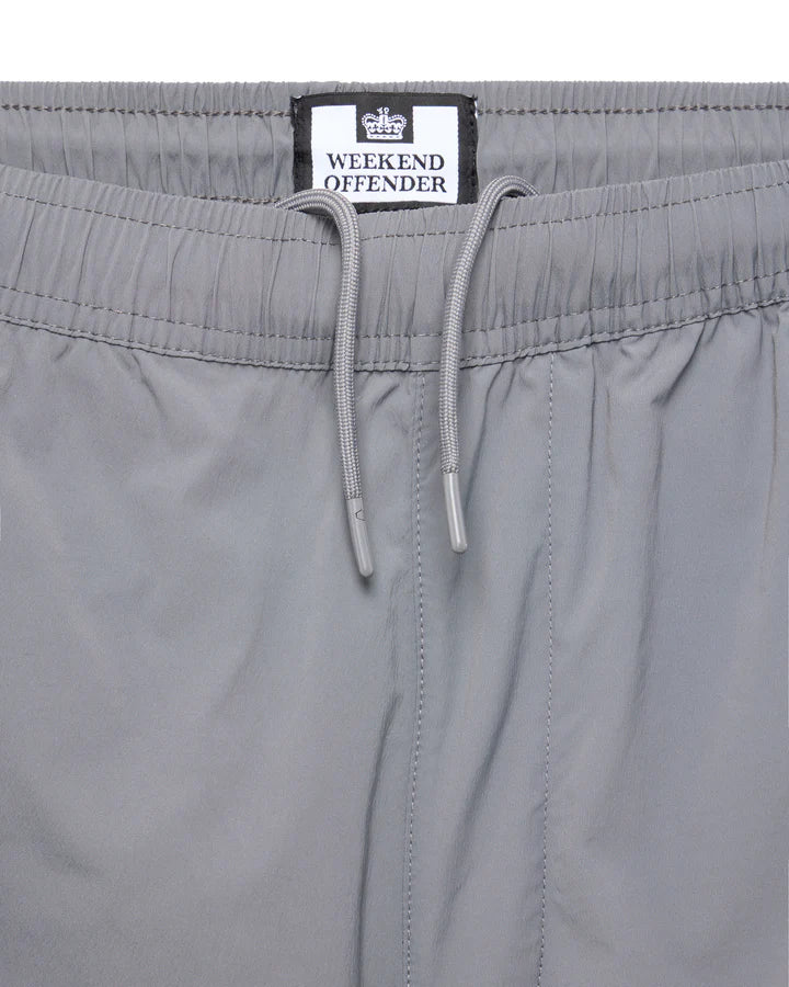 WEEKEND OFFENDER Zanardi Technical Cargo Trouser - Zinc