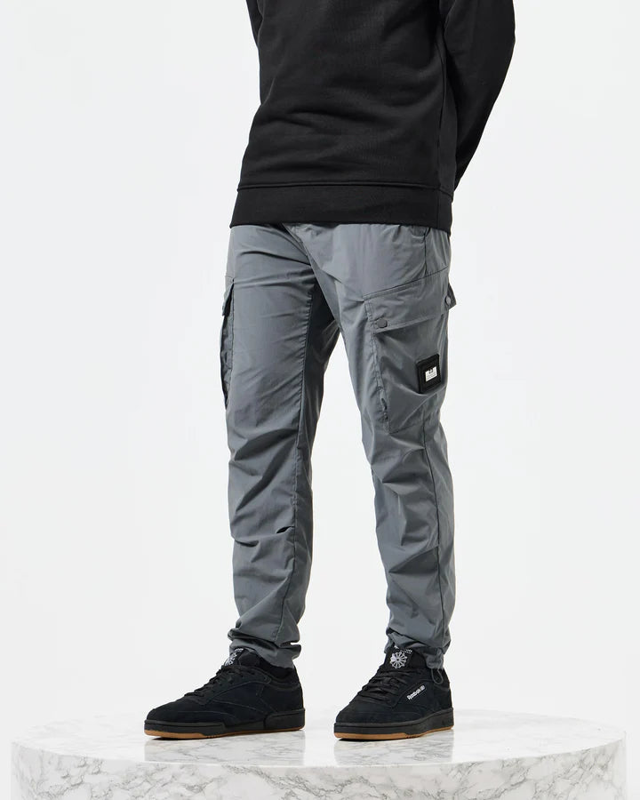 WEEKEND OFFENDER Zanardi Technical Cargo Trouser - Zinc