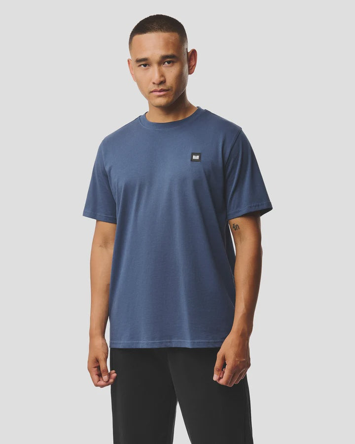 Weekend Offender Brooklands Plain T-Shirt - Lagoon Blue