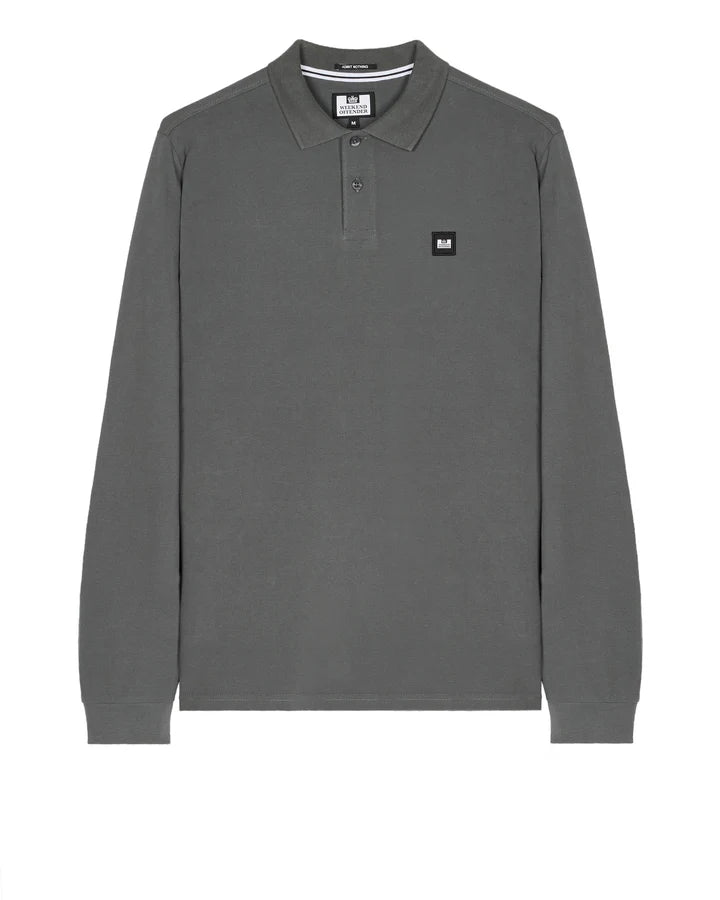 Weekend Offender Dice Polo Shirt - Zinc