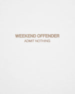 Weekend Offender Millergrove T-Shirt - White/Mocha Brown