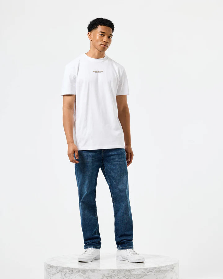 Weekend Offender Millergrove T-Shirt - White/Mocha Brown