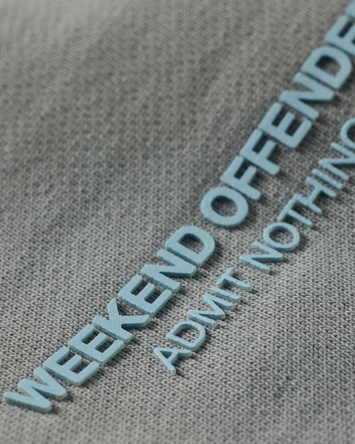 WEEKEND OFFENDER Mytros Shorts - Smokey Grey /Ocean Wave Blue