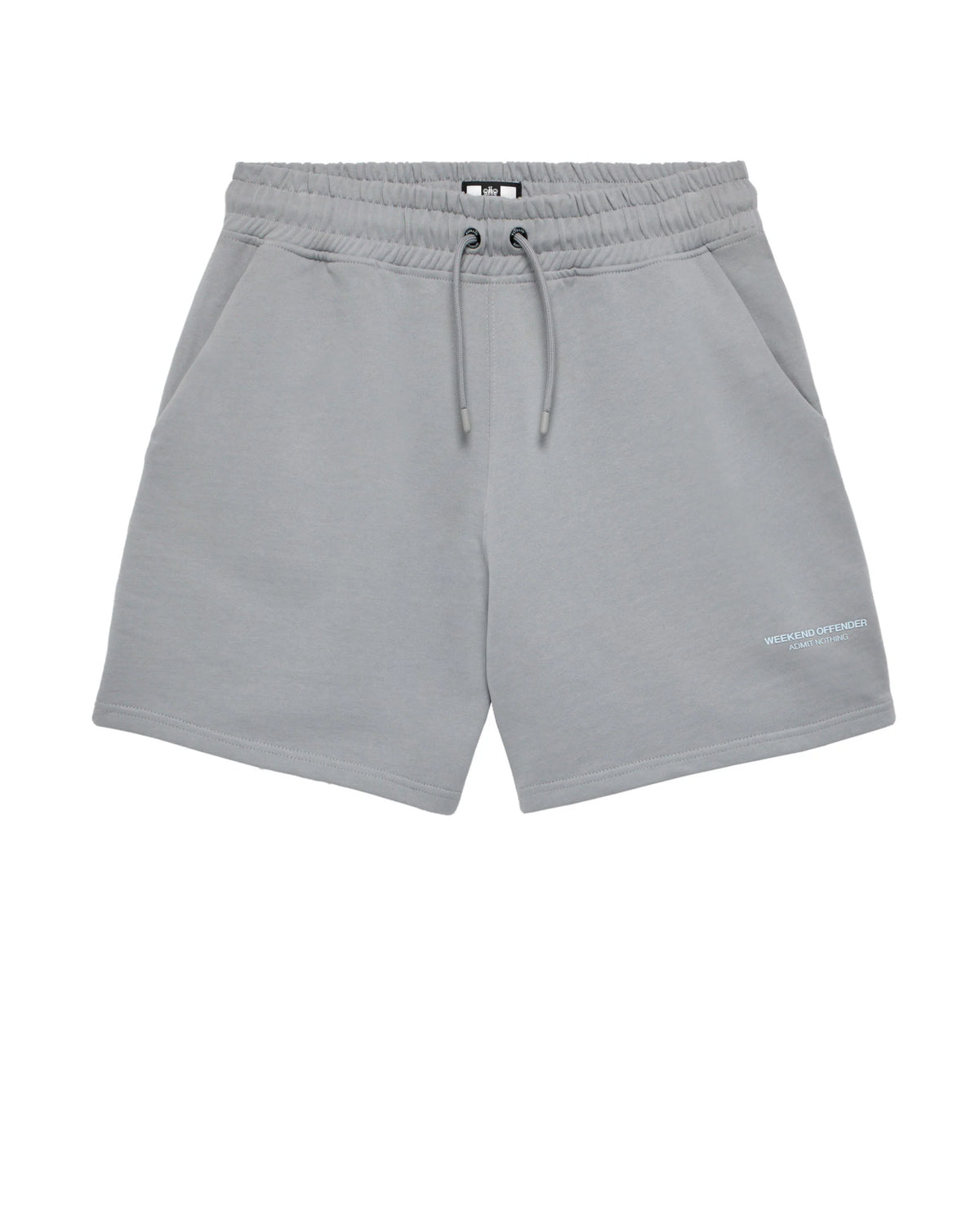 WEEKEND OFFENDER Mytros Shorts - Smokey Grey /Ocean Wave Blue
