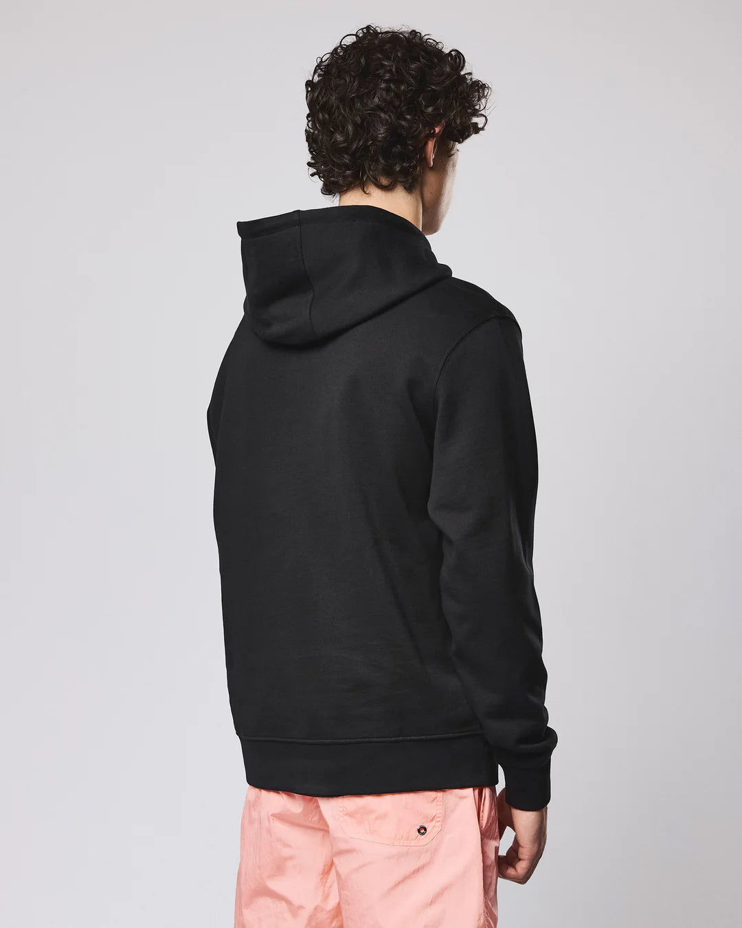 Weekend Offender Ribbe Hoodie - Black
