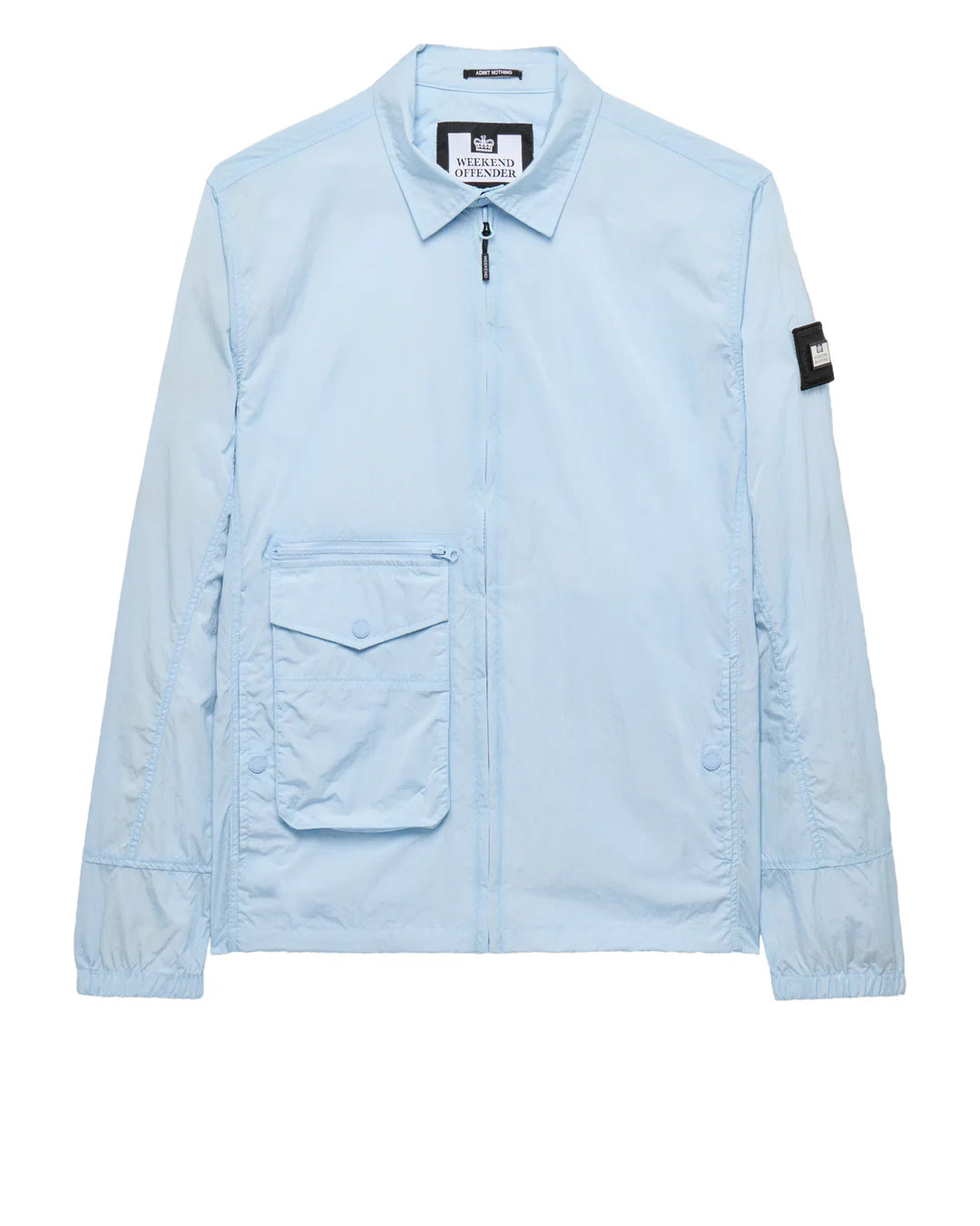 Weekend Offender Vinnie Over-shirt - Ocean Wave Blue