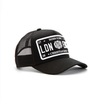 Christian Rose Iconic plate trucker cap - Black/White